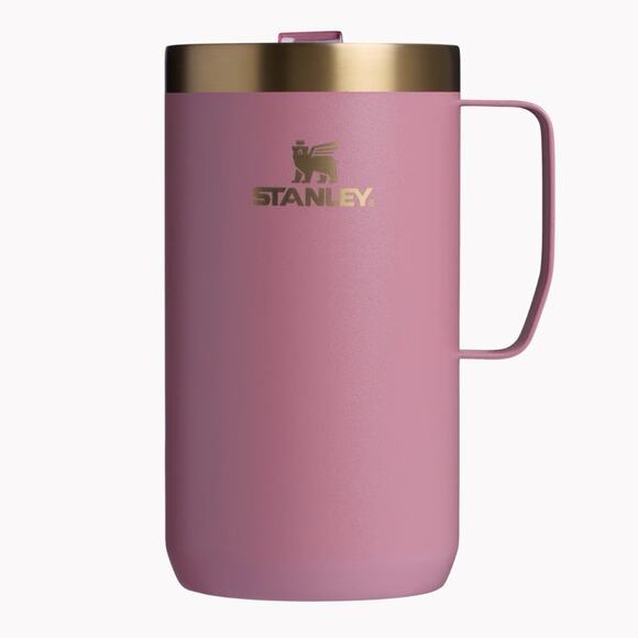 Stanley Limited Edition The Fall Refresh Stay Hot Camp Mug, 24 oz Antique Pink - Picture 1 of 10